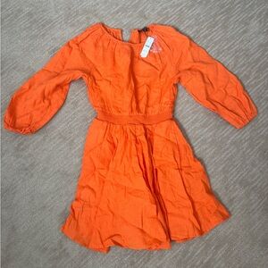 J crew orange dress